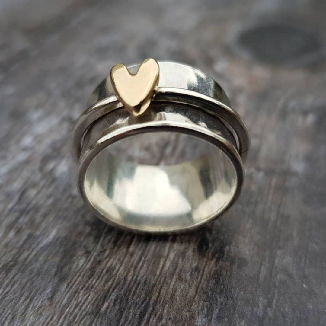 MELY – GOLDEN HEART RING