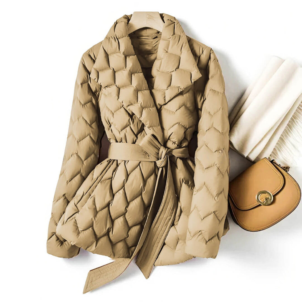 Avery | Quilted Down Coat