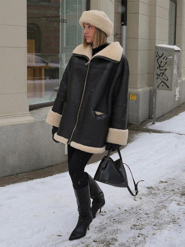 Alexandra | Warm Shearling Coat