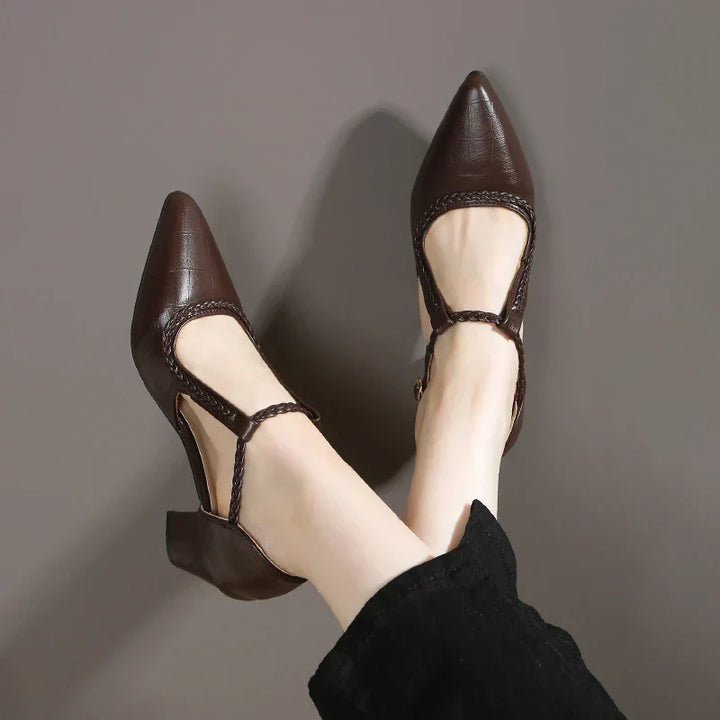 Valenti | Classic T-Strap Shoes