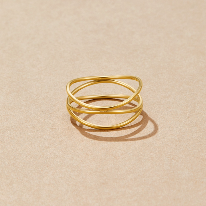 CELIA – GOLD INFINITY RING