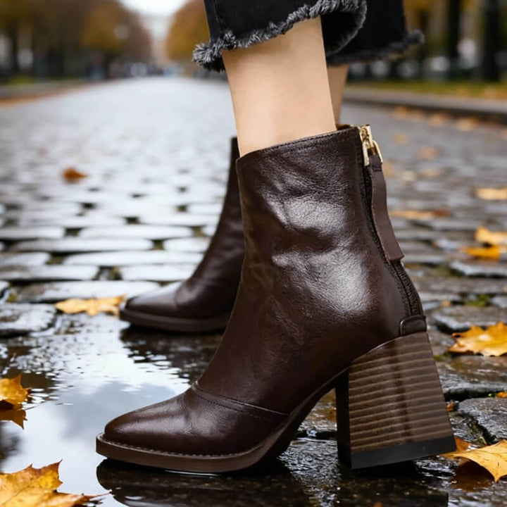 Sienna | Leather Ankle Boots