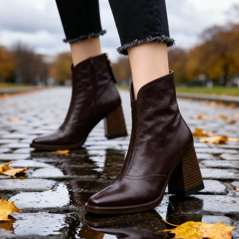 Sienna | Leather Ankle Boots