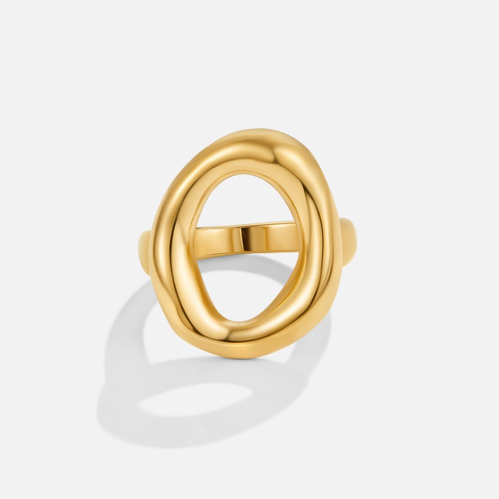 OPHELIA – MELTED GOLD RING